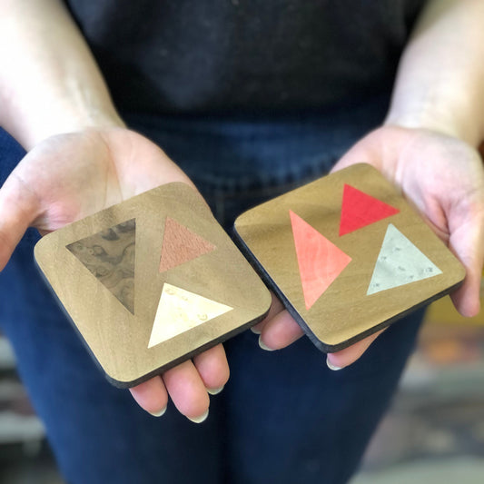 Réaliser des sous-verres en marqueterie contemporaine - Atelier 4h